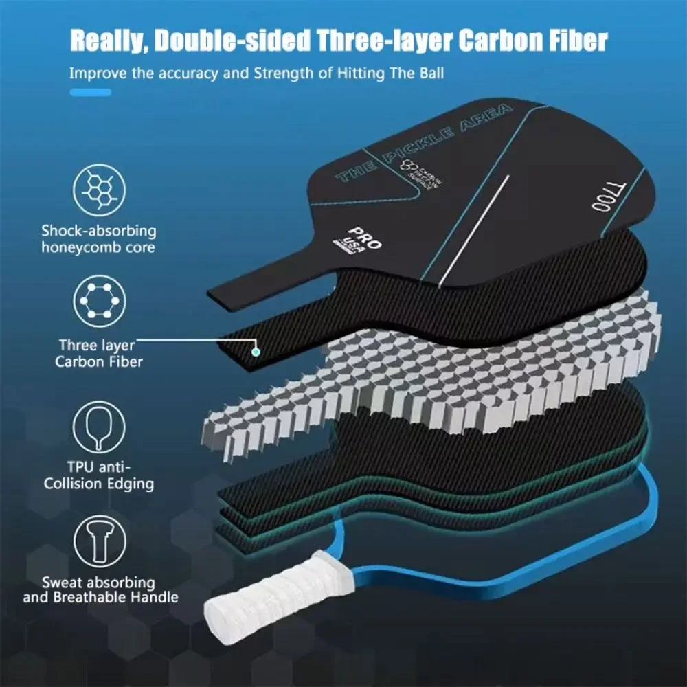 T700 Carbon Fiber Pickleball Paddle